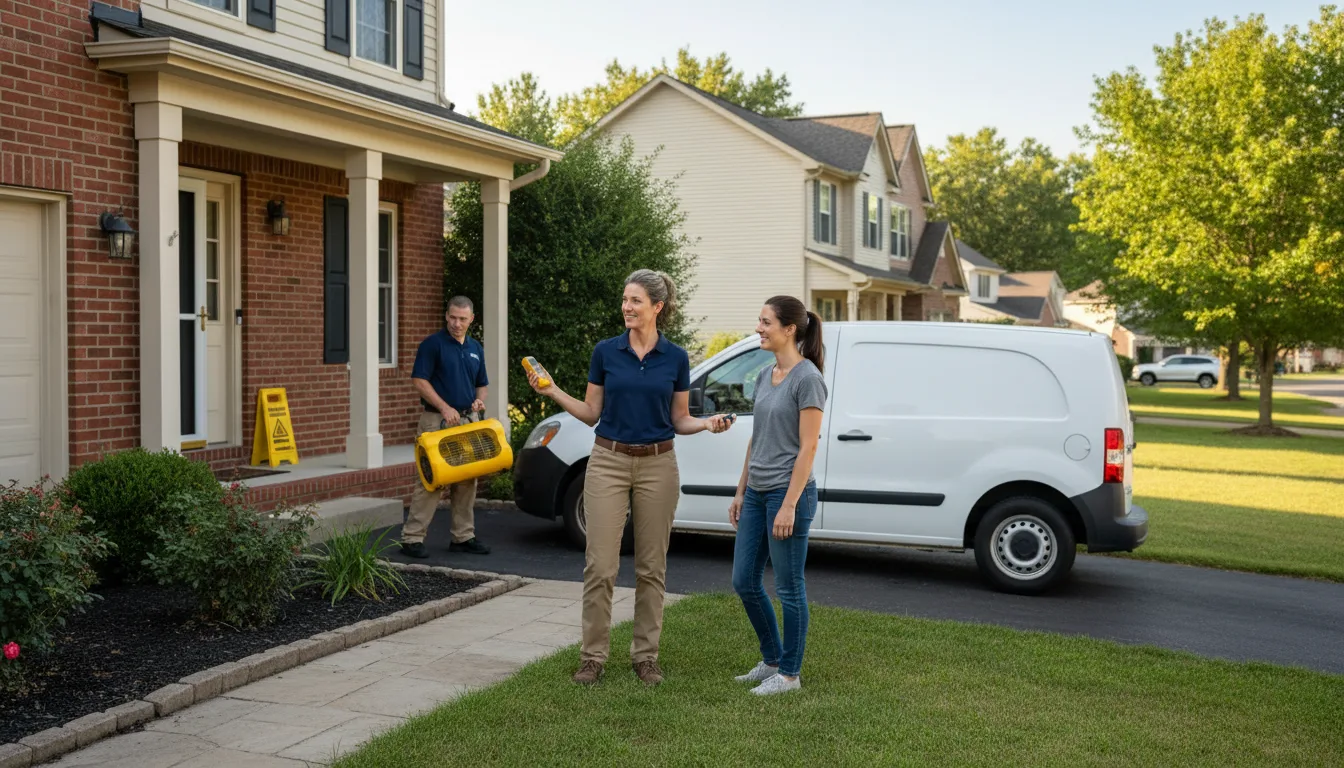 Water restoration image for Fire And Smoke Damage Restoration in Spencerville, OK